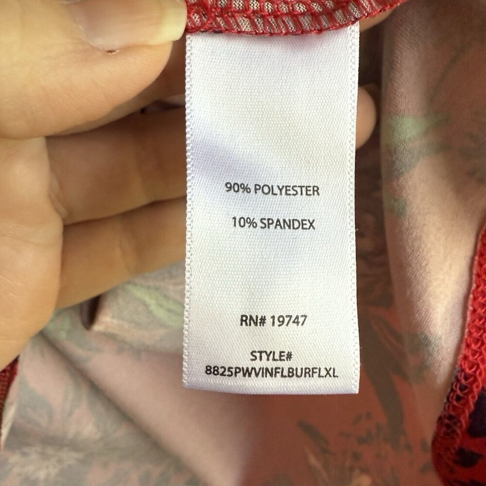 The Pioneer Woman Blouse Top Size XL Floral V-Neck Pullover 3/4 Sleeve Casual - Picture 4 of 8